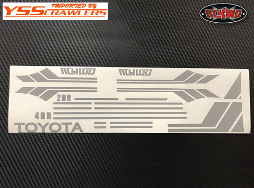 RC4WD Clean Stripes for Mojave II 2/4 Door Decal Sheet!