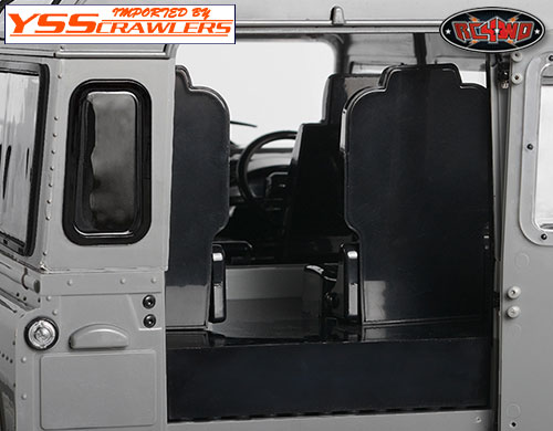 RC4WD 2015 Land Rover Defender D90 Front Seats and Dashboard Details