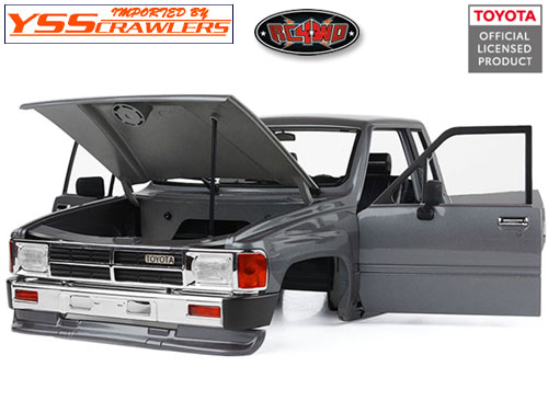 RC4WD 1987 Toyota XtraCab Hard Body Complete Set (Grey)