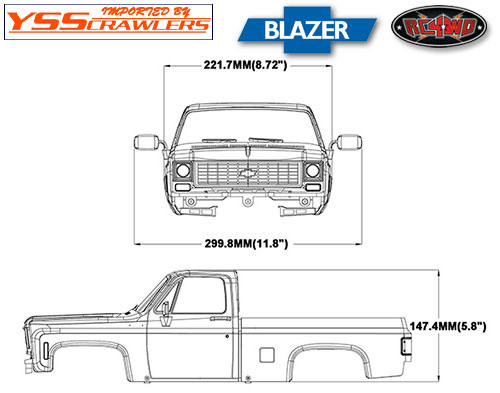 RC4WD Chevrolet K10 Scottsdale Hard Body