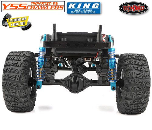 RC4WD King Off-Road Racing Shocks 80mm (Silver/Blue)