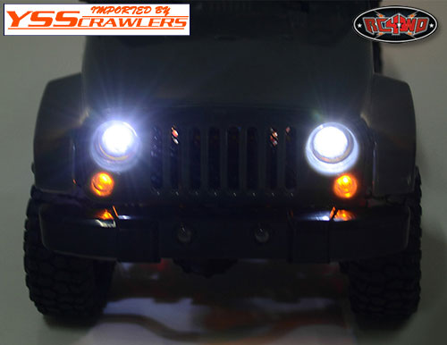 RC4WD LED Basic Lighting System for 1/18 Black Rock Body!