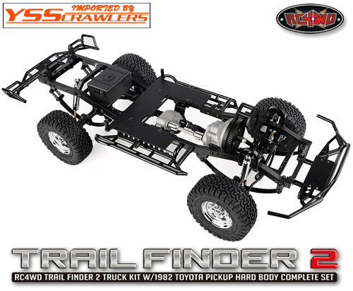 RC4WD Trail Finder 2 Truck Kit w/1982 Toyota Pickup Hard Body Complete Set