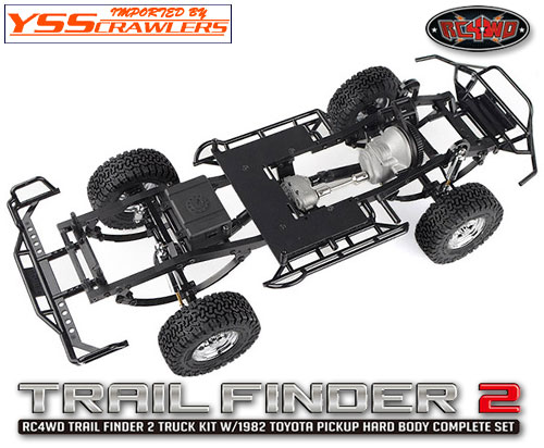 RC4WD Trail Finder 2 Truck Kit w/1982 Toyota Pickup Hard Body Complete Set