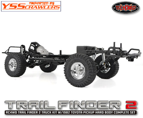 RC4WD Trail Finder 2 Truck Kit w/1982 Toyota Pickup Hard Body Complete Set