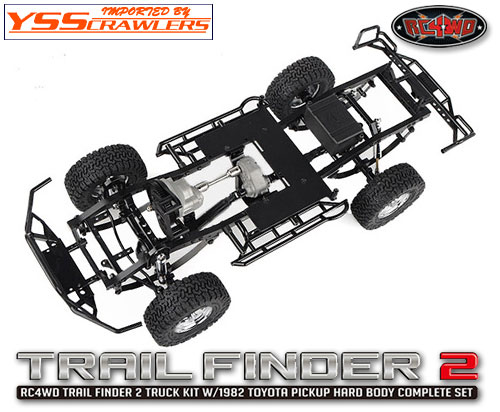 RC4WD Trail Finder 2 Truck Kit w/1982 Toyota Pickup Hard Body Complete Set