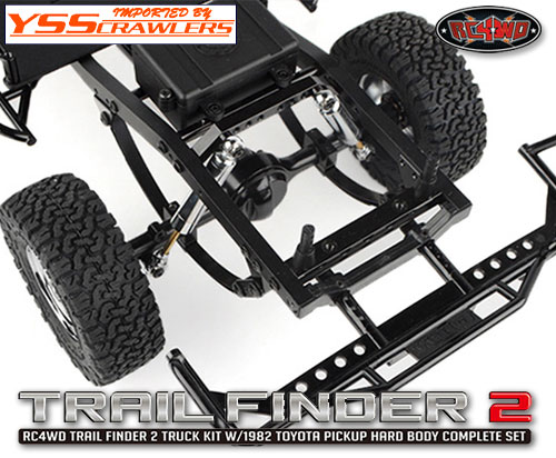 RC4WD Trail Finder 2 Truck Kit w/1982 Toyota Pickup Hard Body Complete Set