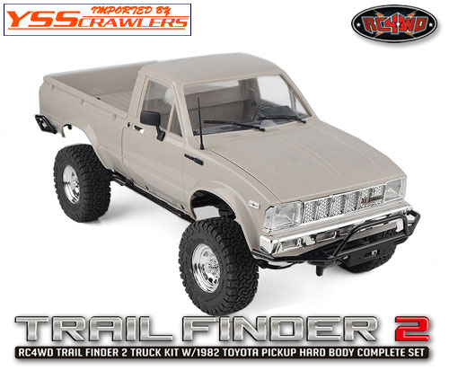 RC4WD Trail Finder 2 Truck Kit w/1982 Toyota Pickup Hard Body Complete Set