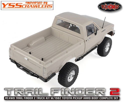 RC4WD Trail Finder 2 Truck Kit w/1982 Toyota Pickup Hard Body Complete Set