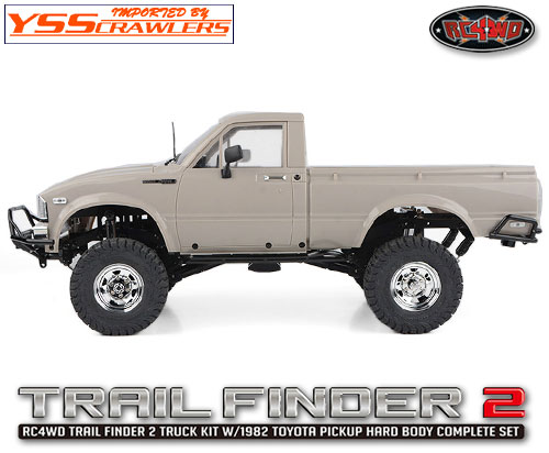 RC4WD Trail Finder 2 Truck Kit w/1982 Toyota Pickup Hard Body Complete Set