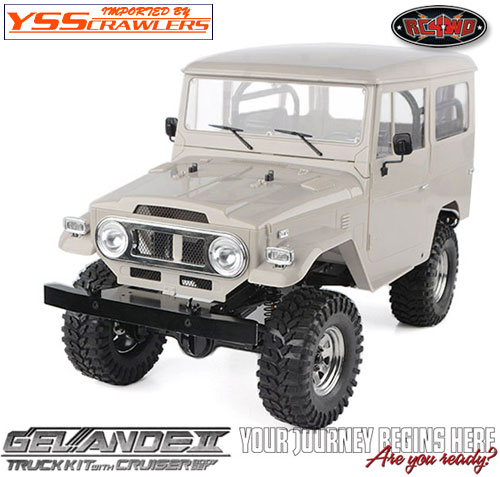 RC4WD Gelande II Truck Kit w/Cruiser Body Set!
