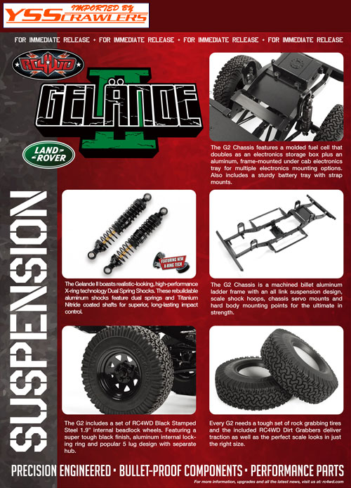 RC4WD Gelande II RTR w/Defender D90 Body