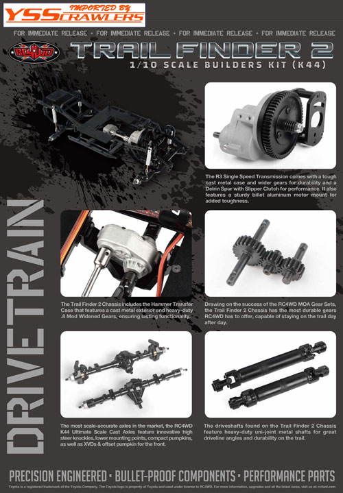 RC4WD Trail Finder 2 1/10 Scale Builders Kit (K44)
