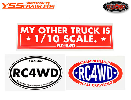 RC4WD Sticker Set 2023