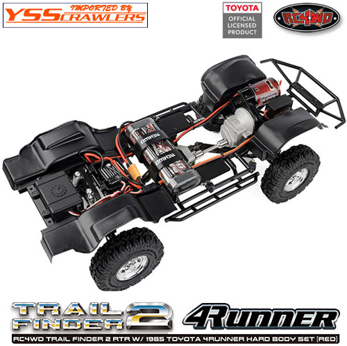 RC4WD Trail Finder 2 RTR w/1985 Toyota 4Runner Hard Body Set (Red)