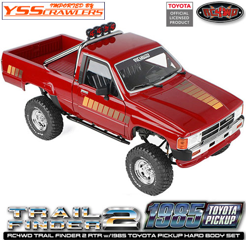 RC4WD Trail Finder 2 RTR w/1985 Toyota 4Runner Hard Body Set (Red)