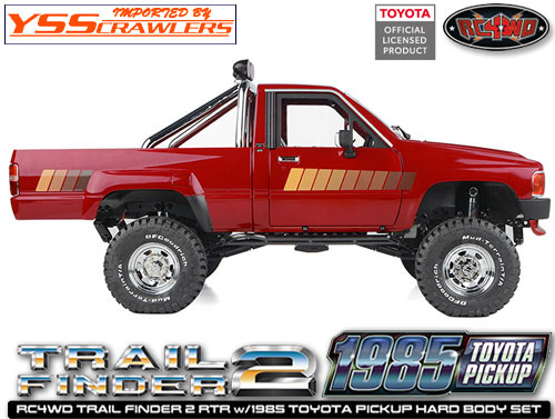 RC4WD Trail Finder 2 RTR w/1985 Toyota 4Runner Hard Body Set (Red)