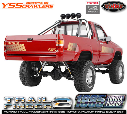RC4WD Trail Finder 2 RTR w/1985 Toyota 4Runner Hard Body Set (Red)