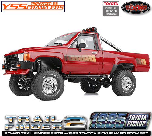 RC4WD Trail Finder 2 RTR w/1985 Toyota 4Runner Hard Body Set (Red)