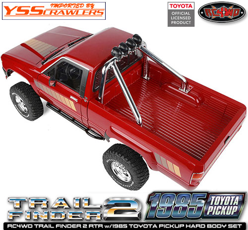 RC4WD Trail Finder 2 RTR w/1985 Toyota 4Runner Hard Body Set (Red)