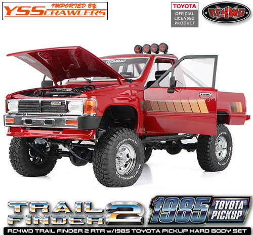 RC4WD Trail Finder 2 RTR w/1985 Toyota 4Runner Hard Body Set (Red)