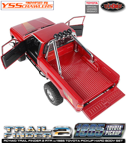 RC4WD Trail Finder 2 RTR w/1985 Toyota 4Runner Hard Body Set (Red)