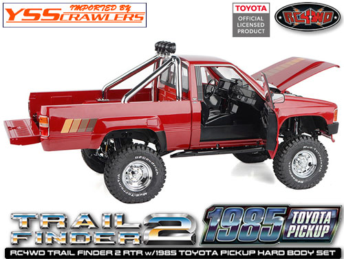 RC4WD Trail Finder 2 RTR w/1985 Toyota 4Runner Hard Body Set (Red)