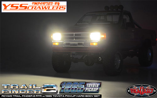 RC4WD Trail Finder 2 RTR w/1985 Toyota 4Runner Hard Body Set (Red)