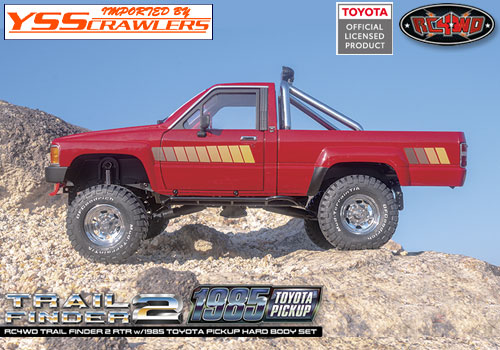 RC4WD Trail Finder 2 RTR w/1985 Toyota 4Runner Hard Body Set (Red)