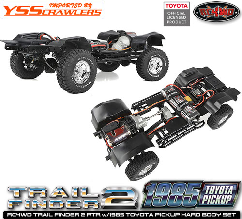 RC4WD Trail Finder 2 RTR w/1985 Toyota 4Runner Hard Body Set (Red)