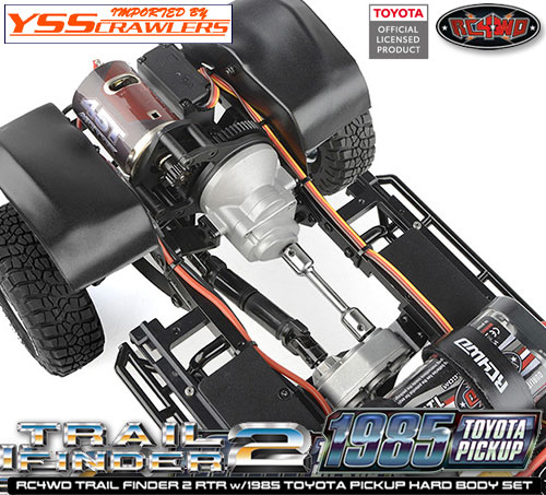 RC4WD Trail Finder 2 RTR w/1985 Toyota 4Runner Hard Body Set (Red)