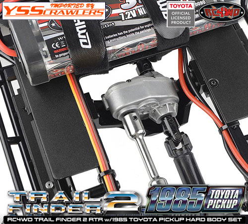 RC4WD Trail Finder 2 RTR w/1985 Toyota 4Runner Hard Body Set (Red)