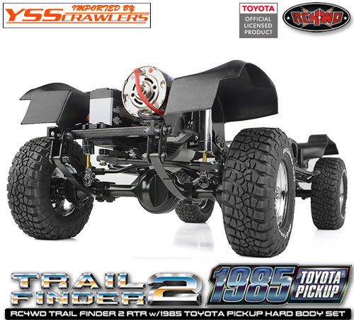 RC4WD Trail Finder 2 RTR w/1985 Toyota 4Runner Hard Body Set (Red)