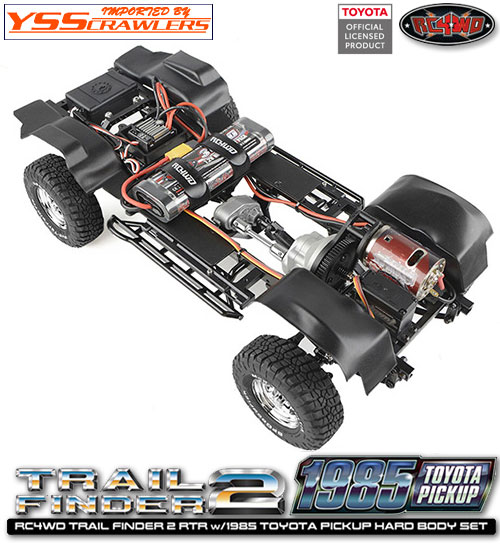 RC4WD Trail Finder 2 RTR w/1985 Toyota 4Runner Hard Body Set (Red)