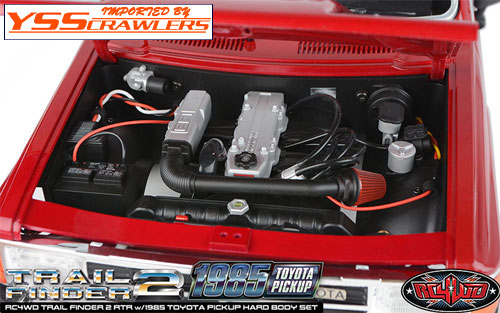 RC4WD Trail Finder 2 RTR w/1985 Toyota 4Runner Hard Body Set (Red)