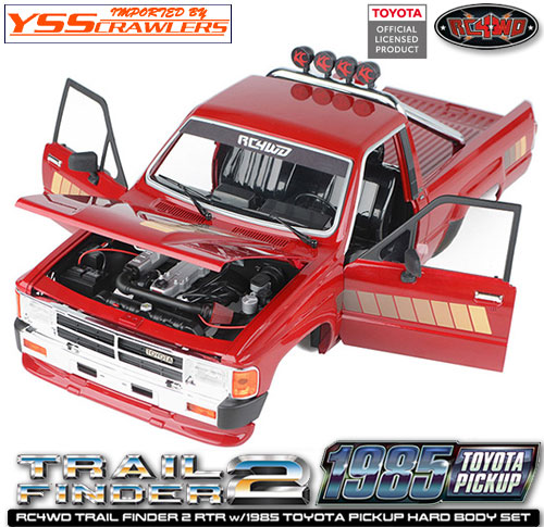 RC4WD Trail Finder 2 RTR w/1985 Toyota 4Runner Hard Body Set (Red)