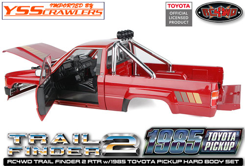 RC4WD Trail Finder 2 RTR w/1985 Toyota 4Runner Hard Body Set (Red)