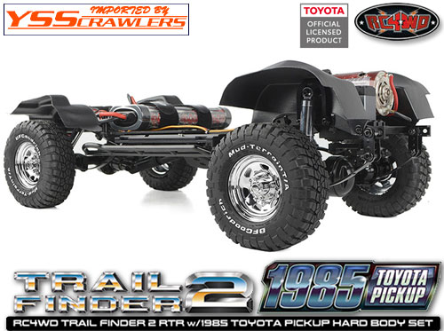 RC4WD Trail Finder 2 RTR w/1985 Toyota 4Runner Hard Body Set (Red)