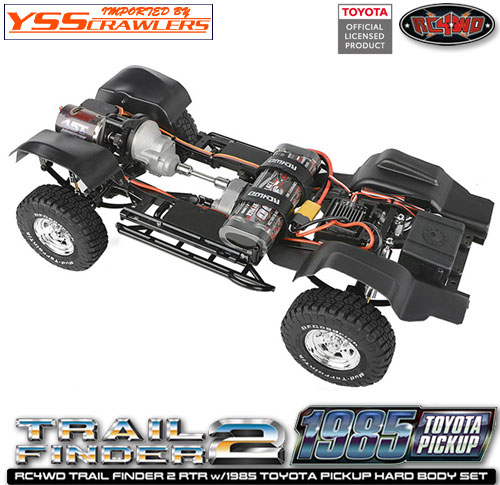 RC4WD Trail Finder 2 RTR w/1985 Toyota 4Runner Hard Body Set (Red)