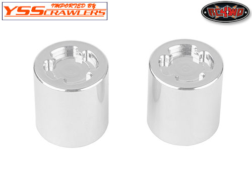 RC4WD 1/8 Scale Rear Hubs (Chrome)