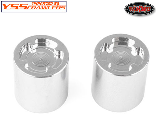 RC4WD 1/10 Scale Rear Hubs (Chrome)