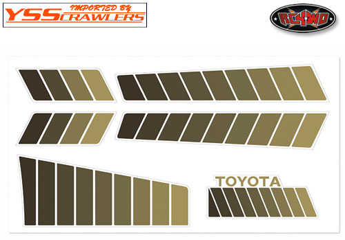RC4WD Toyota 84-85 Body Decals