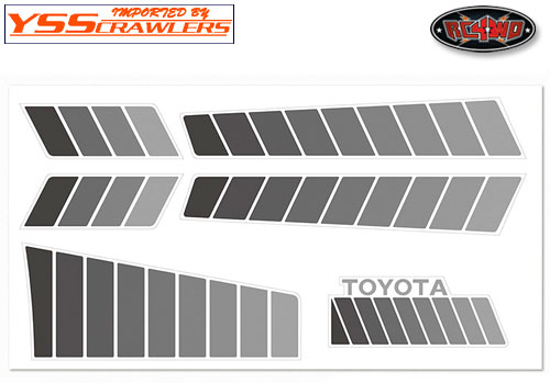 RC4WD Toyota 84-85 Body Decals