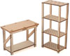 RC4WD 1/10 Wood Garage Shelves and Work Bench Set!