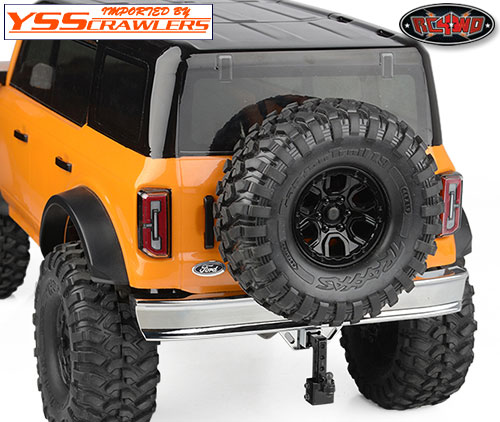 RC4WD Retro Aluminum Rear Bumper for Traxxas TRX-4 2021 Ford Bronco