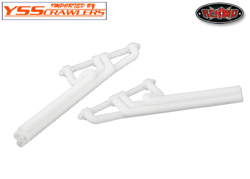 RRC4WD Plastic Exhaust Zoomie Headers for V8 Scale Engine V2