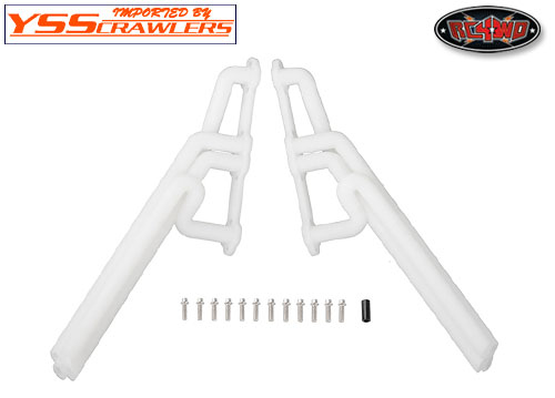 RRC4WD Plastic Exhaust Zoomie Headers for V8 Scale Engine V2