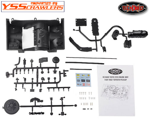 RC4WD Yota 22R Engine Bay for 1982 Toyota Pickup