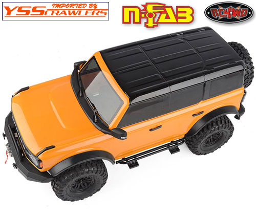 RC4WD N-Fab RKR Rails w/ Step System for Traxxas TRX-4 2021 Ford Bronco