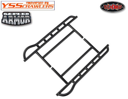 RC4WD Tough Armor Steel Side Sliders w/Bump for Gelande II (D90)